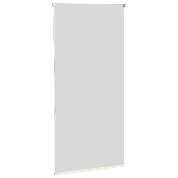 vidaXL Store enrouleur occultant blanc cass&eacute; 70x130cm largeur du tissu
