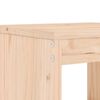 vidaXL Ensemble de bar de jardin 3 pcs bois de pin massif