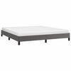 vidaXL Cadre de lit sans matelas gris 160x200 cm similicuir