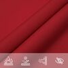 vidaXL Voile de parasol tissu oxford rectangulaire 3x6 m rouge
