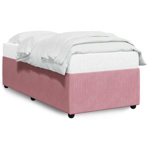 vidaXL Cadre de lit sans matelas rose 80x200 cm velours