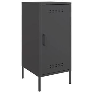 vidaXL Buffet noir 36x39x79 cm acier