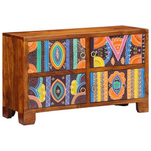 vidaXL Cabinet &agrave; chaussures 90 x 35 x 55 cm Bois d'Acacia Massif