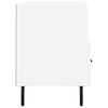 vidaXL Meuble TV blanc 102x36x50 cm bois d'ingénierie