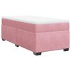 vidaXL Sommier &agrave; lattes de lit et matelas Rose 80x200 cm Velours