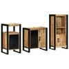 vidaXL Ensemble de mobilier de salle de bain avec tiroir 3 pcs