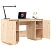 vidaXL Bureau 140x50x75 cm bois massif de pin