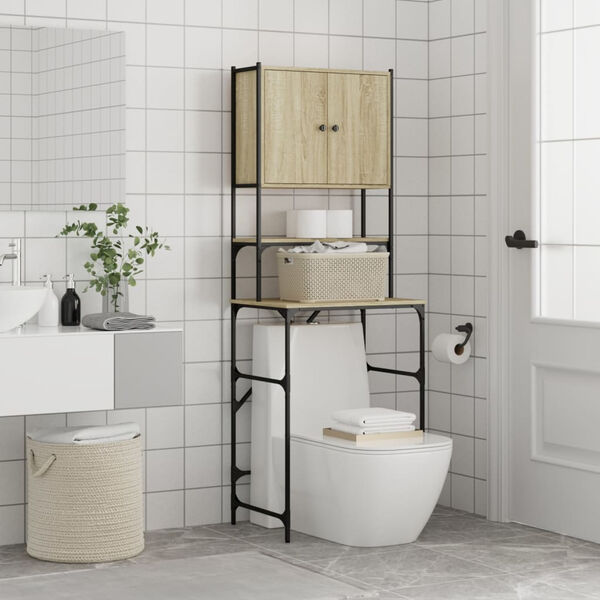 vidaXL Armoire de machine à laver chêne sonoma 68x48,5x194 cm