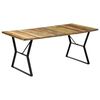 vidaXL Table de salle &agrave; manger 180x90x76cm Bois de r&eacute;cup&eacute;ration solide