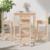 vidaXL Ensemble de bar de jardin 5 pcs bois de pin massif