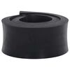 vidaXL Bordure en caoutchouc de chasse-neige noir 120x8x2 cm