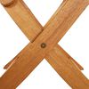 vidaXL Table pliable de jardin 120 cm Bois d'acacia massif