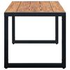 vidaXL Table de jardin aux pieds en U 160x80x75cm Bois d'acacia massif