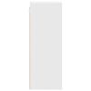 vidaXL Armoire suspendue Blanc 20 x 29,5 x 80 cm Bois d'ing&eacute;nierie