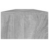 vidaXL Support de moniteur Sonoma gris 110x23,5x9 cm Bois d'ing&eacute;nierie