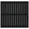 vidaXL T&ecirc;te de lit murale Noir 95,5x3x90 cm Bois massif de pin