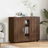 vidaXL Cabinet en Bois avec stockage Ch&ecirc;ne brun 88,5 x 30,5 x 73 cm