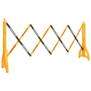 vidaXL Barri&egrave;re de circulation pliable Jaune et noir 250x38x96 cm