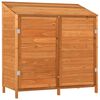 vidaXL Remise de jardin Marron 102x52x112 cm Bois de sapin solide