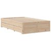 vidaXL Cadre de lit sans matelas avec tiroirs 120x190 cm bois de pin