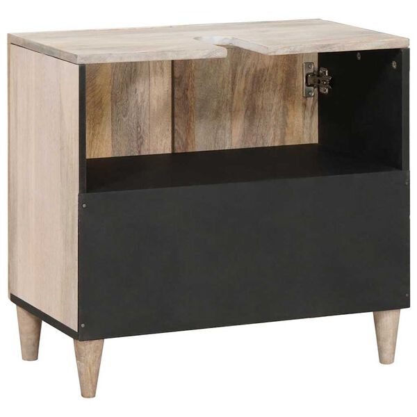 vidaXL Cabinet de salle de bain Montage mural Blanc 62 x 33 x 58 cm