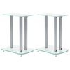 Lot de 2 reposes enceintes en aluminium