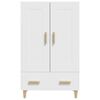vidaXL Buffet haut Blanc 70x31x115 cm Bois d'ing&eacute;nierie