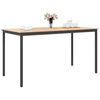 vidaXL Table de bar Naturel 110 x 55 x 105 cm Bois de pin massif
