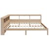 vidaXL Lit bibliothèque sans matelas 140x190 cm bois de pin massif