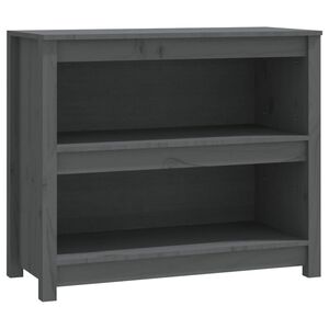 vidaXL Biblioth&egrave;que Gris 80x35x68 cm Bois de pin massif