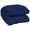 vidaXL Couverture lest&eacute;e Bleu 150x200 cm 7 kg Tissu