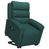 vidaXL Fauteuil Vert fonc&eacute; Tissu