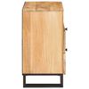 vidaXL Cabinet de chevet Naturel 50 x 33 x 62 cm Bois de mangue massif