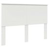 vidaXL Cadre de lit Blanc 140 x 190 cm Bois de pin massif