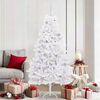 vidaXL Sapin de No&euml;l Artificiel &agrave; Branches Articul&eacute;es Blanc 180 cm