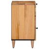 vidaXL Cabinet de chevet Naturel 50 x 33 x 60 cm Bois de mangue massif