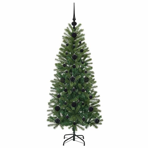 vidaXL Sapin de No&euml;l artificiel avec 150 LED Vert 120 cm PE et PVC