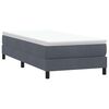vidaXL Sommier à lattes de lit et matelas gris foncé 80x210 cm velours