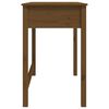 vidaXL Bureau avec tiroirs Marron miel 100x50x78 cm Bois massif de pin