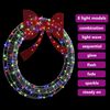 vidaXL Couronne avec 150 LED Multicolore 120 cm Acrylique