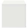 vidaXL Armoire de rangement 2 pcs Blanc 127 x 41 x 40 cm