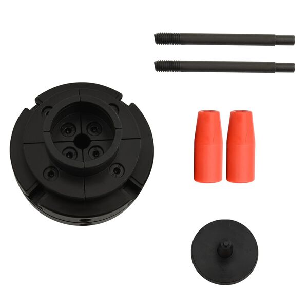 vidaXL Mandrin &agrave; bois &agrave; 4 m&acirc;choires connexion M33 acier 100 mm