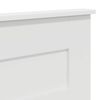 vidaXL T&ecirc;te de lit Blanc 200 cm Bois d'ing&eacute;nierie