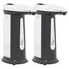 vidaXL Distributeur automatique de savon 2 pcs Capteur IR Carillon