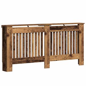 vidaXL Cache-Radiateur Bois ancien 172 x 19 x 81,5 cm