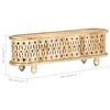 vidaXL Meuble TV 120x30x40 cm Bois massif de manguier
