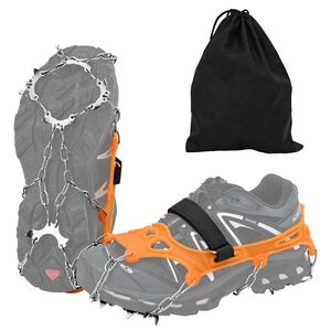vidaXL Crampons pour chaussures avec 10 pointes Orange S