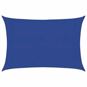 vidaXL Voile d'ombrage 160 g/m&sup2; rectangulaire bleu 3x4 m PEHD