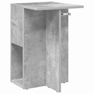 vidaXL Table d'appoint Gris b&eacute;ton 35 x 40 x 55 cm Bois d'ing&eacute;nierie