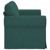 vidaXL Canap&eacute; Vert fonc&eacute; 215 x 82 x 80 cm tissu